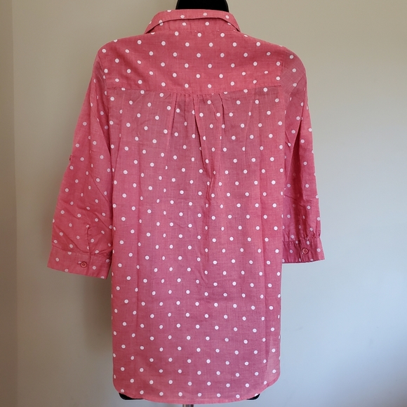 Fig Peach Peplum Blouse - Picture 5 of 8